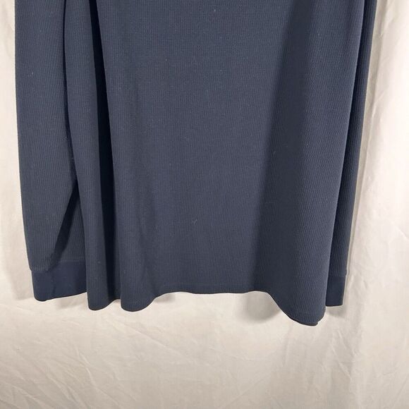 01. ALGO Sweater Men's XXL Navy Blue Crew Neck Long Sleeve Performance Quick Dry - Picture 7 of 7